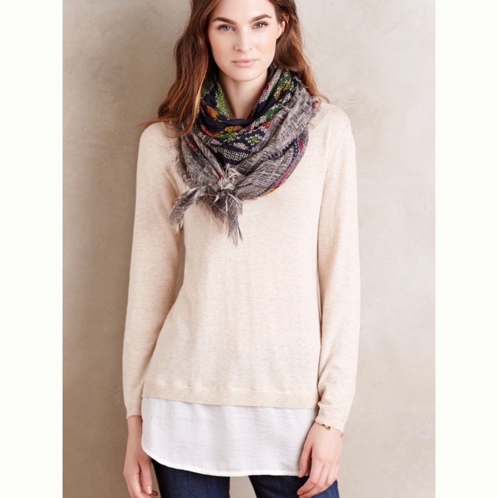 Anthropologie Angel of the North Duet Pullover